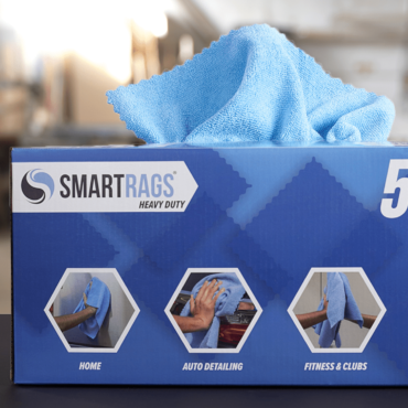 Introducing SmartRags Heavy Duty. The 45 Gram Microfiber Cloth for Just 30¢!